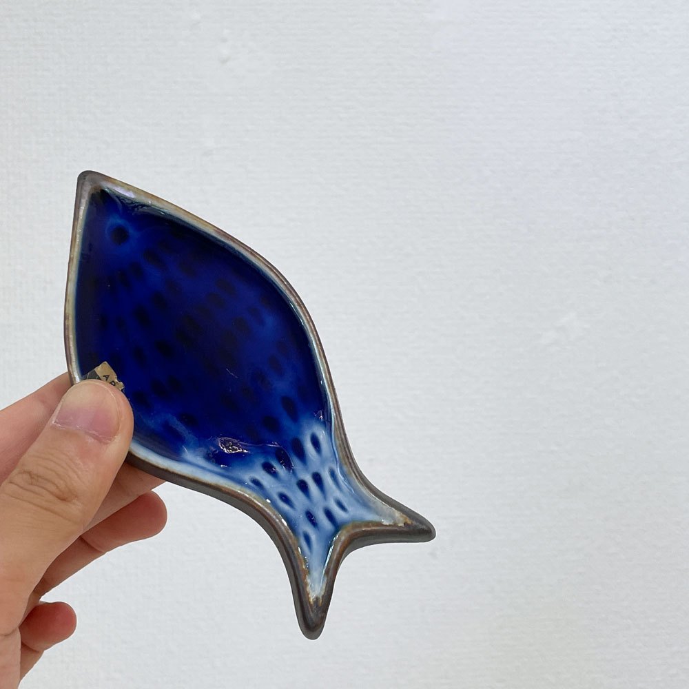 アラビア ARABIA カラ KALA 魚 ミニ陶板 グンヴァル・オリン・グラングヴィスト Gunvor Olin-Gronqvist 壁掛け フィンランド 北欧雑貨 ◎