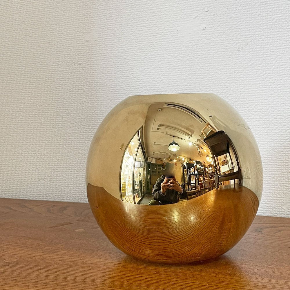 エルエスエー インターナショナル LSA international ポルカ ベース POLKA VASE 16cm ゴールド イギリス ◎