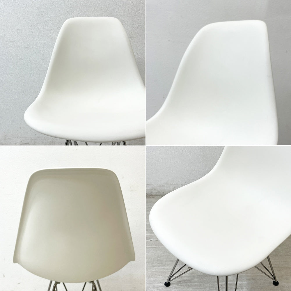 ハーマンミラー Herman Miller サイドシェルチェア ポリプロピレン製 エッフェルベース ホワイト C&R イームズ ミッドセンチュリー B ●