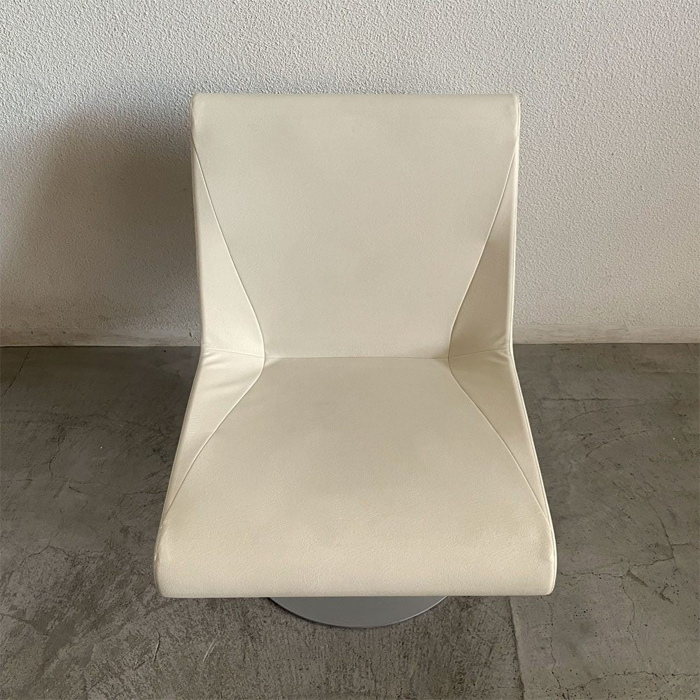 カッシーナイクスシー Cassina ixc. ブーメラン プリュス ラウンジ スウィベル チェア BOOMERANG PLUS グエナエル・ニコラ 希少廃番モデル 38.5～40.7万円の品 C 〓