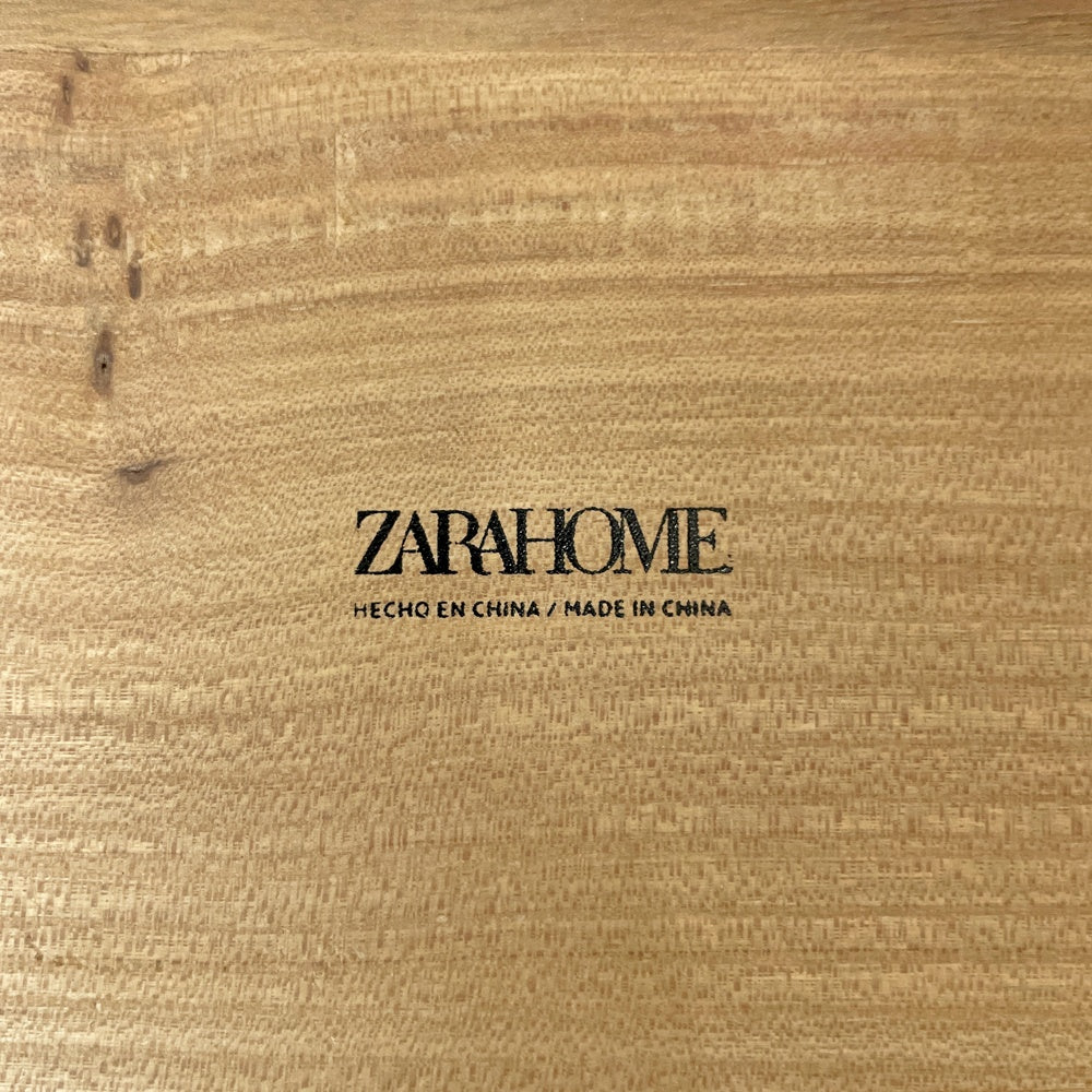 ザラホーム ZARA HOME ベンチ スツール ニレ材 木製 W91cm ナチュラル スペイン ●