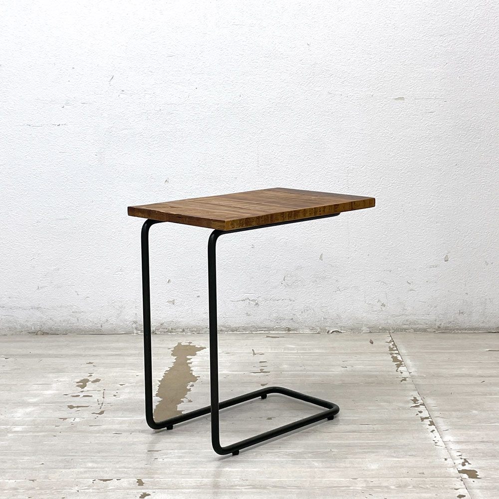 クラッシュゲート CRASH GATE ノットアンティークス Knot antiques チャイ サイドテーブル CHAY SIDE TABLE パイン古材 工業系 定価￥18,700- ●