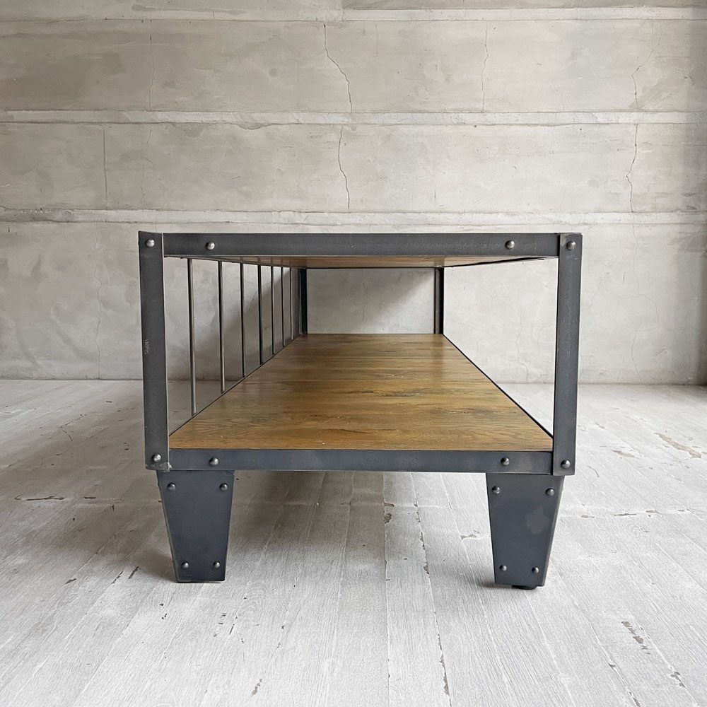 ジャーナルスタンダードファニチャー Journal Standard Furniture カルビ CALVI TVボード AVボード Lサイズ オーク無垢材×アイアン インダストリアル ♪