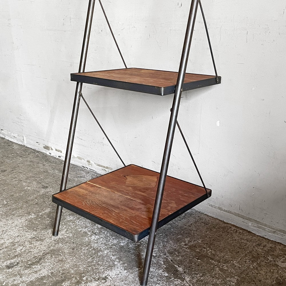 ジャーナルスタンダードファニチャー j.s.F シノン CHINON LADDER SHELF ラダーシェルフ ディスプレイラック 4段 杉古材 インダストリアル ■