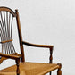 イーセンアーレン ETHAN ALLEN ウィートバック アームチェア ダイニングチェア ビンテージ クラシカルデザイン 〓