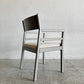 マスターウォール MASTERWAL グレイズ GRAY'S ARM CHAIR アームチェア ホワイトオーク材 ライトグレー ファブリック座面 アイボリー系 廃番仕様 展示品 〓