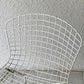 ノル Knoll 420 サイドチェア ワイヤーチェア ホワイト ハリー・ベルトイア Harry Bertoia ミッドセンチュリー 名作椅子 ◇