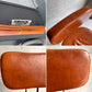 トラックファニチャー TRUCK FURNITURE デスクワークチェア DESKWORK CHAIR アームレス キャスター付き 牛革 L-8 BROWN 回転式昇降 定価 ￥161,700- ♪