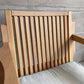 ダブルティー WTW アペルト チェア APERTO CHAIR NT アームチェア ラウンジチェア 1Pソファ アッシュ材 デニム地 西海岸 ウエストコースト ♪