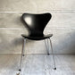 フリッツハンセン Fritz Hansen セブンチェア ブラック ラッカー再塗装 アルネ・ヤコブセン デンマーク 北欧家具 ♪
