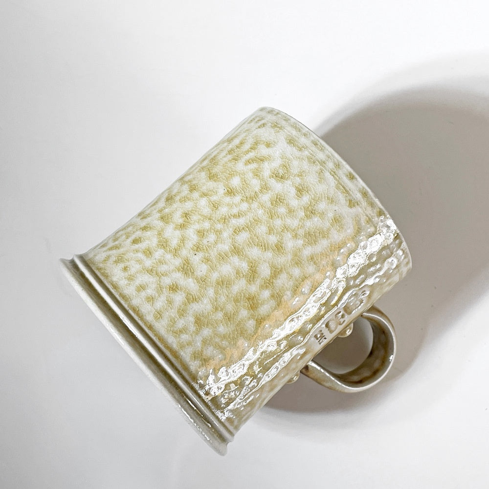 スティーブ・ハリソン Steve Harrison マグカップ ベージュ系 ソルトグレーズ ARTS&SCIENCE取扱 2015年 希少 現代作家 ■