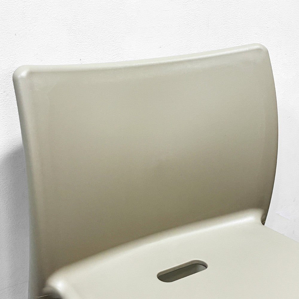 マジス MAGIS エアチェア AIR CHAIR スタッキングチェア ダイニングチェア ベージュ ジャスパー・モリソン 新品未使用品 美品 C ●