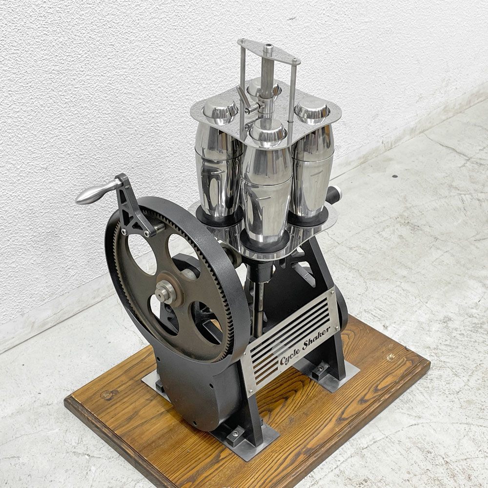 ビンテージ ハンドクランク カクテルミキサー HAND CRANK COCKTAIL MIXER シェイクマシン シェーカー 攪拌機 〓