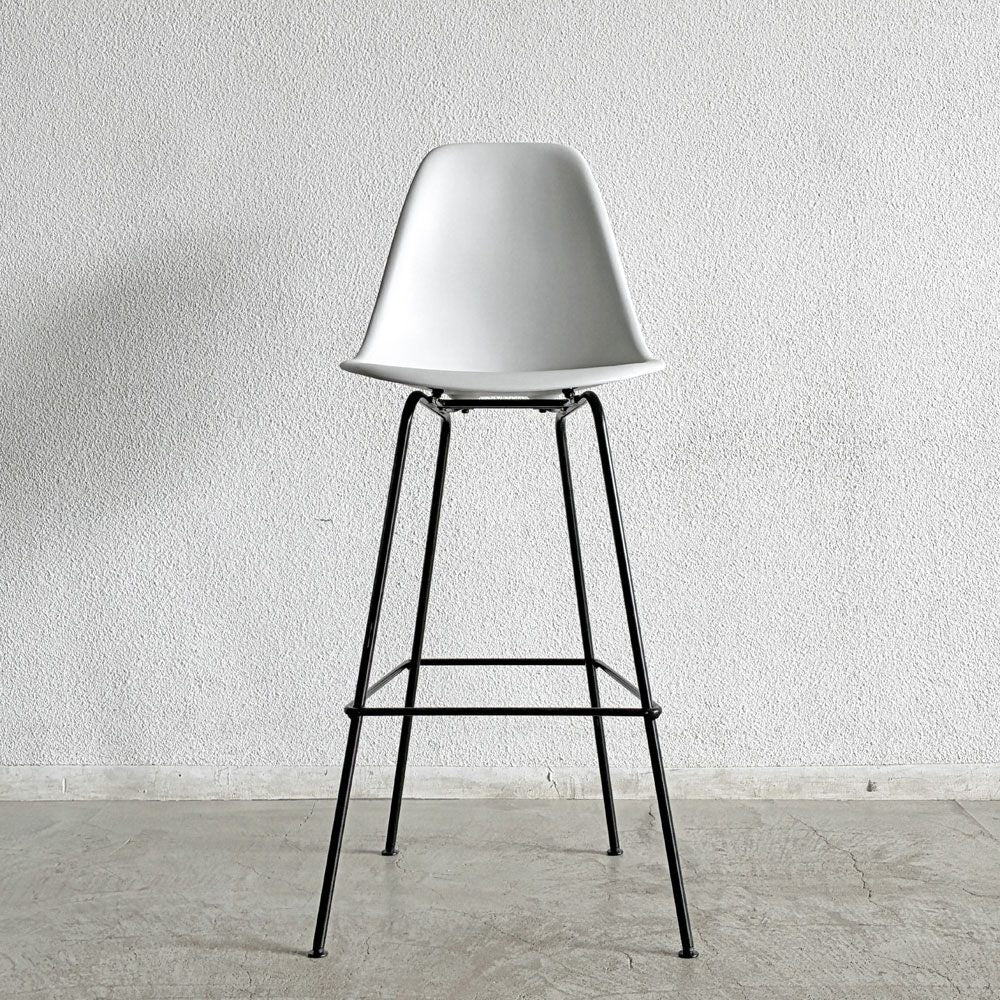 ハーマンミラー Herman Miller イームズ シェルスツール バーハイトスツール ホワイト H115.5cm ポリプロピレン製 イームズ ミッドセンチュリー B 〓