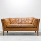 ハロ HALO レッジオ REGGIO 2P SOFA 2人掛けソファ レザー 牛本革 オールドサドルナッツカラー 英国家具 廃番 参考定価￥237,000-●