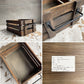 クラッシュゲート CRASH GATE ノットアンティークス Knot Antiques ポコボックス POCO BOX ニレ古材 関家具 3個セット ♪