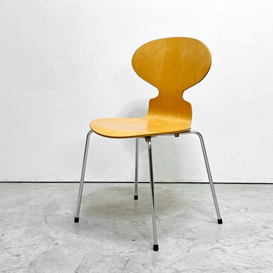 フリッツハンセン Fritz Hansen 3101 アリンコチェア アントチェア 4本脚 ナチュラルビーチ ラッカー仕上げ アルネ・ヤコブセン B ●