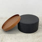 ソフトライン SOFTLINE ドラムスパフ DRUMS POUF スツール リビングテーブル ウォールナットトレイ Φ60cm アクタス取扱 定価￥69,300-