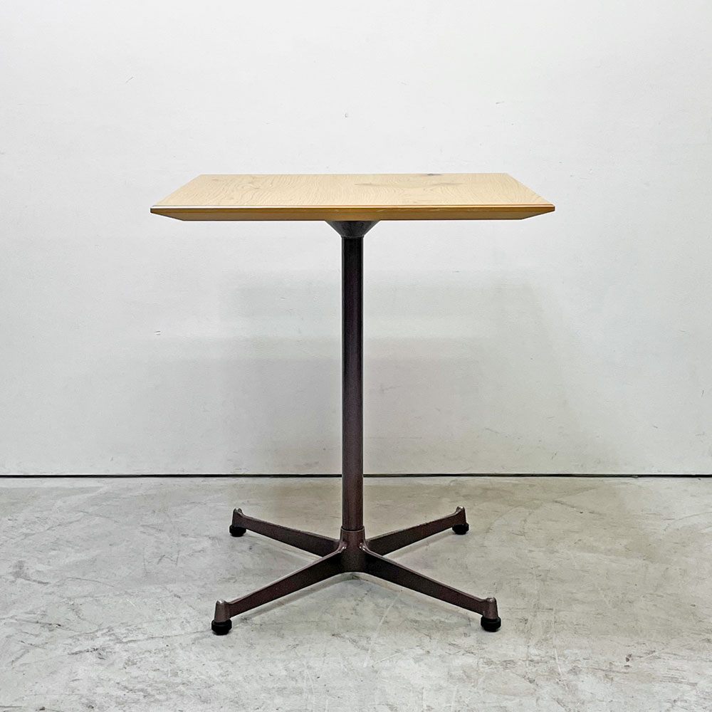 コッコレ coccole スクエアテーブル SQUARE TABLE カフェテーブル オーク材 ｗ60cm インダストリアルデザイン 定価￥51,700- ●