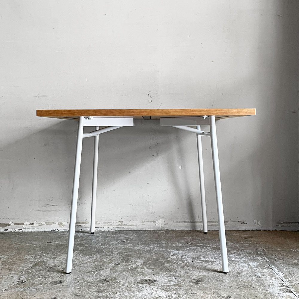 イデー IDEE マタン MATIN ダイニングテーブル オーク無垢材 スチールレッグ ナチュラル W90cm 澁谷一星 ナチュラルデザイン ■