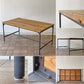 クラッシュゲート CRASH GATE ノットアンティークス Knot antiques ブレラ BRERA ダイニングテーブル パイン古材 W148cm インダストリアルデザイン ◇