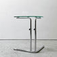 テクタ TECTA K22 サイドテーブル SIDE TABLE ガラス クリア 高さ調整可 アクセル・ブロッホイザー アレキサンダーカルダー ドイツ バウハウス ●