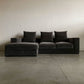 ボーコンセプト BoConcept セノーバ Cenova カウチソファ グレー系コーデュロイ生地 背座カバーリング仕様 W253cm クッション付属 デンマーク 北欧家具 参考価格約65万円 〓
