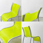 カルテル Kartell FPE chair スタッキングチェア ダイニングチェア アルミ ポリプロピレン グリーン ロンアラッド イタリアモダン 廃番 C ●