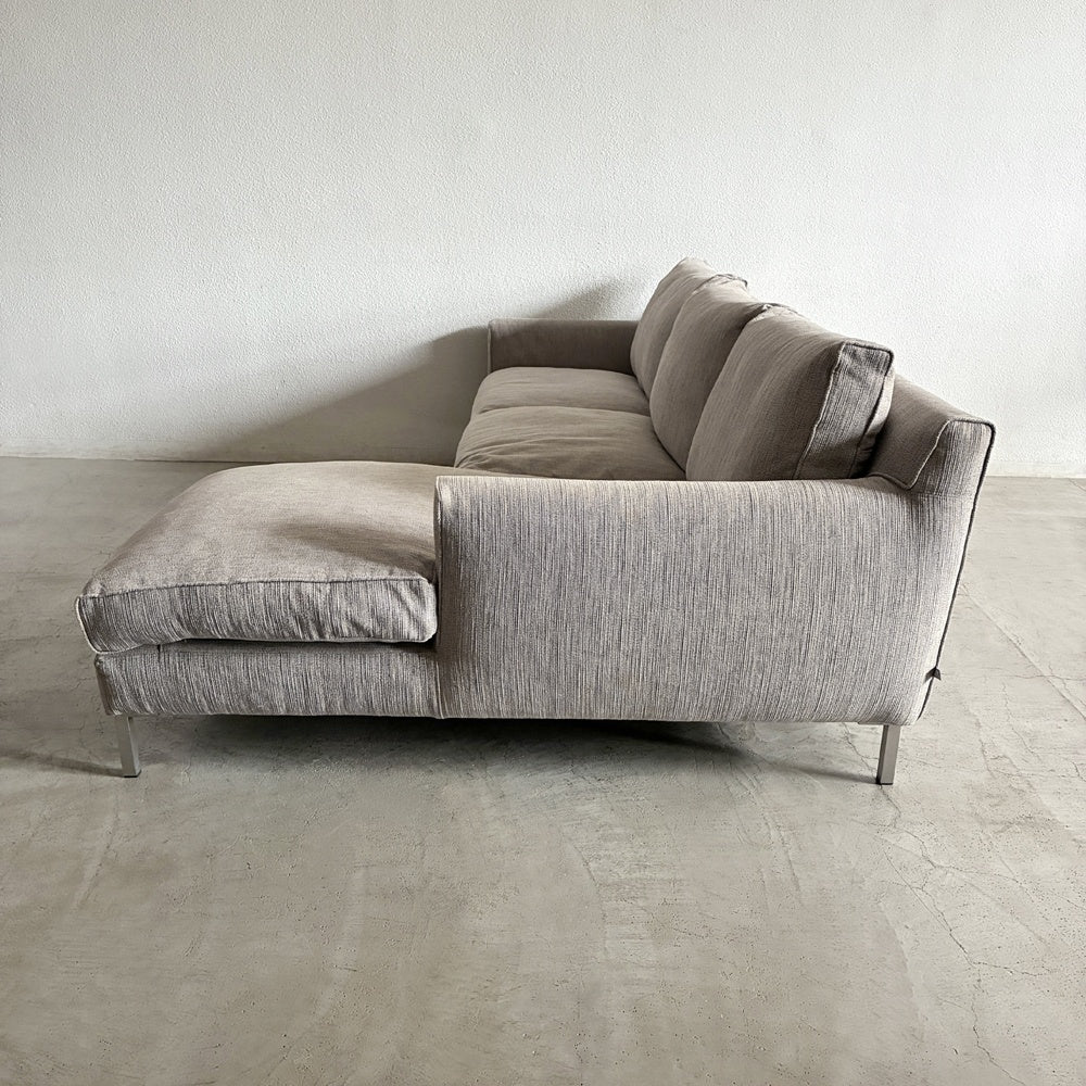 アイラーセン eilersen ストリームライン STREAMLINE カウチソファ 2P + シェーズロング セット 北欧家具 デンマーク W230cm 定価約60.8万の品 〓