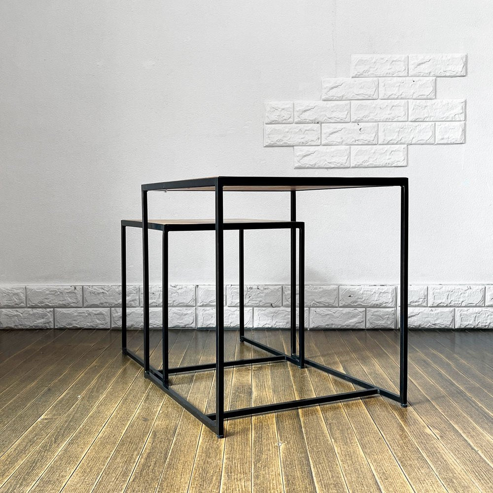 アスプルンド ASPLUND ダリールズ dareels ネストテーブル TWO NEST TABLE 2点セット デビッド・ジョフラ David Jofra 定価￥88,000- ◎