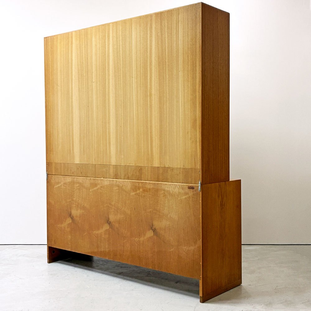 RYモブラー RY Mobler スタッキングシェルフ チーク材 キャビネット ハンス・J・ウェグナー Hans J Wegner 本棚 飾り棚 デンマーク 北欧ビンテージ ●