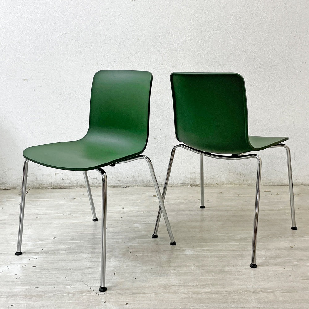 ヴィトラ vitra ハルチューブ HAL Tube サイドチェア ダイニングチェア スタッカブル ジャスパー・モリソン 2脚セット D ●