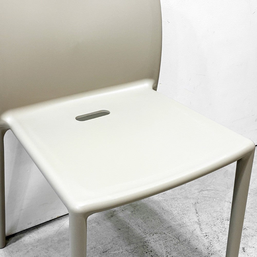 マジス MAGIS エアチェア AIR CHAIR スタッキングチェア ダイニングチェア ベージュ ジャスパー・モリソン 新品未使用品 美品 C ●