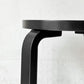 アルテック artek スツール60 E60 スツール 4本脚 アルヴァ・アアルト ブラックラッカー バーチ無垢材 北欧家具 参考定価￥47,300- ★