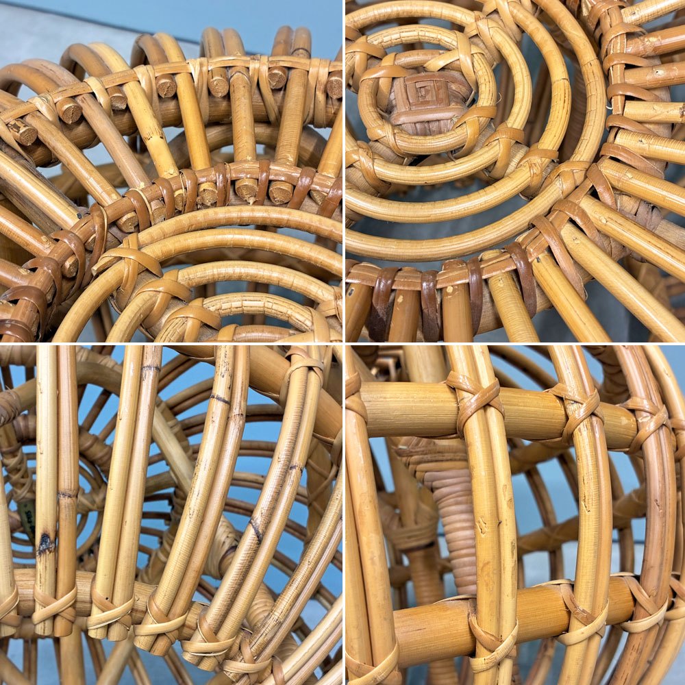 シカデザイン Sika Design ラタンスツール S フランコ アルビニ Franco Albini ハンドメイド デンマーク 北欧 ACTUS取扱 ◎