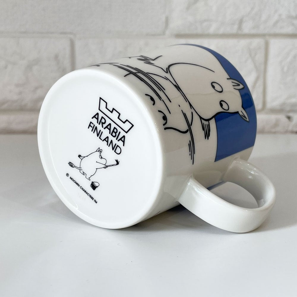 アラビア ARABIA ムーミンマグ ムーミントロールオンアイス 1999-2012 廃番 箱付き フィンランド 北欧食器 ◎