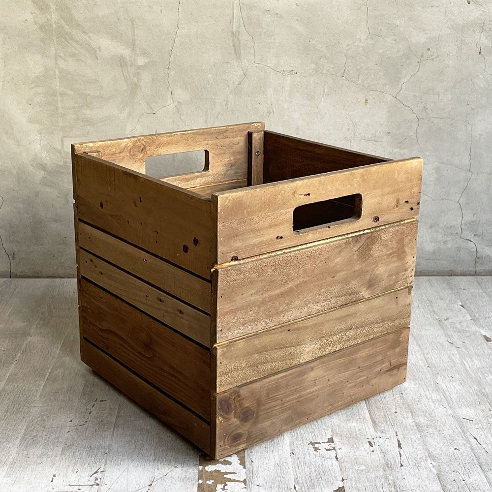 ジャーナルスタンダードファニチャー jopurnal standard Furniture カーペンター KARPENTER ルイスボックス LOUIS BOX ウッドボックス 収納ボックス スタッキング 古材 サイズL 4個セット♪