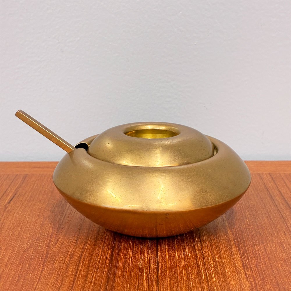 トムディクソン Tom Dixon フォーム Form シュガーボウル ポット シュガースプーン付 真鍮 アフタヌーンティー ティーセットコレクション ◎