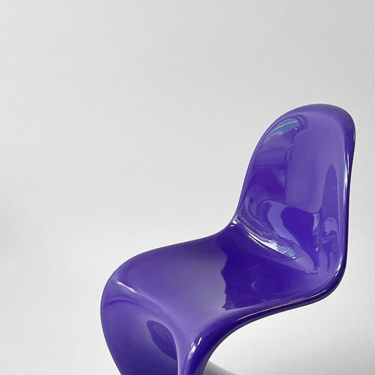ヴィトラ デザインミュージアム Vitra Design Museum ミニチュアコレクション パントンチェア 1/6スケール 限定カラー パープル 箱付き ◇