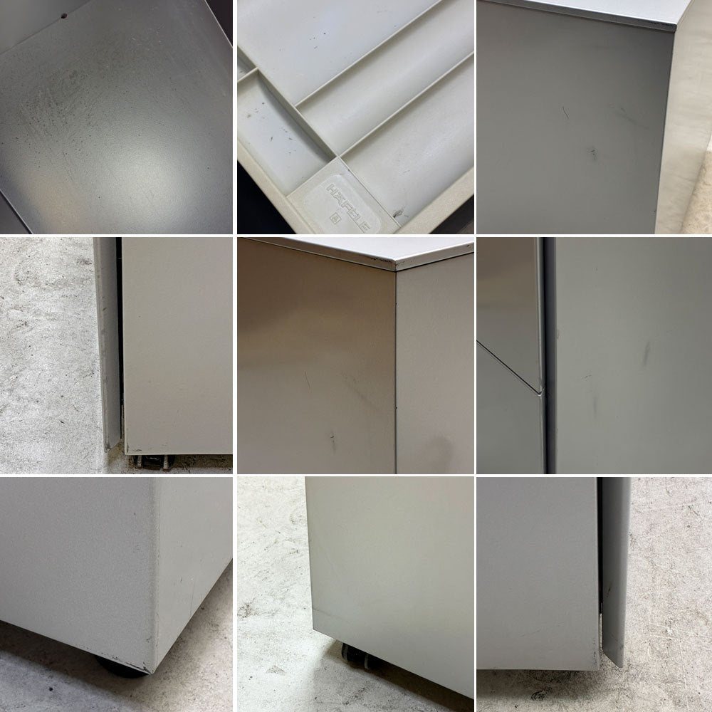 カッシーナ Cassina ixc. AFドロワー AF DRAWER デスクキャビネット ワゴン 鍵付属 キャスターロック機能付き イタリア B ●