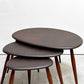 アーコール Ercol ペブル PEBBLE 354 ネストテーブル nest of tables サイドテーブル ビーチ×エルム材  ブルーラベル UKビンテージ●
