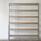 リオン LYON アングルシェルフ SLOTTED ANGLE SHELF オープンシェルフ 6段 インダストリアル P.F.S取扱い セミオーダーサイズ ◇