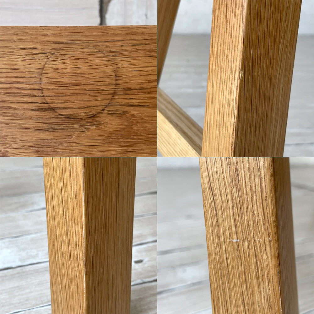 無印良品 MUJI 無垢材ベンチ オーク材 大サイズ W100cm 廃盤 ★