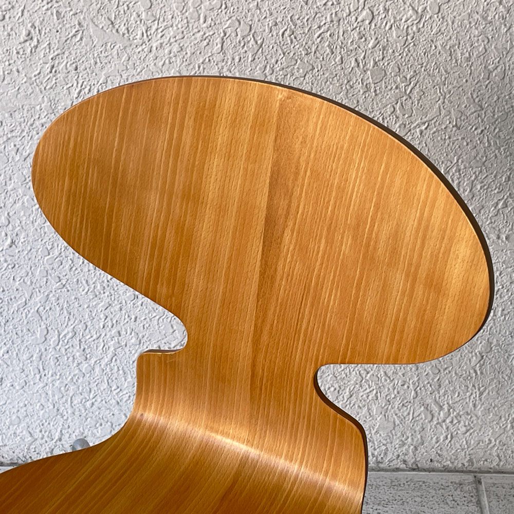 フリッツハンセン Fritz Hansen 3101 アリンコチェア アントチェア 4本脚 ナチュラルビーチ ラッカー仕上げ フェルトグライズ アルネ・ヤコブセン B ◇