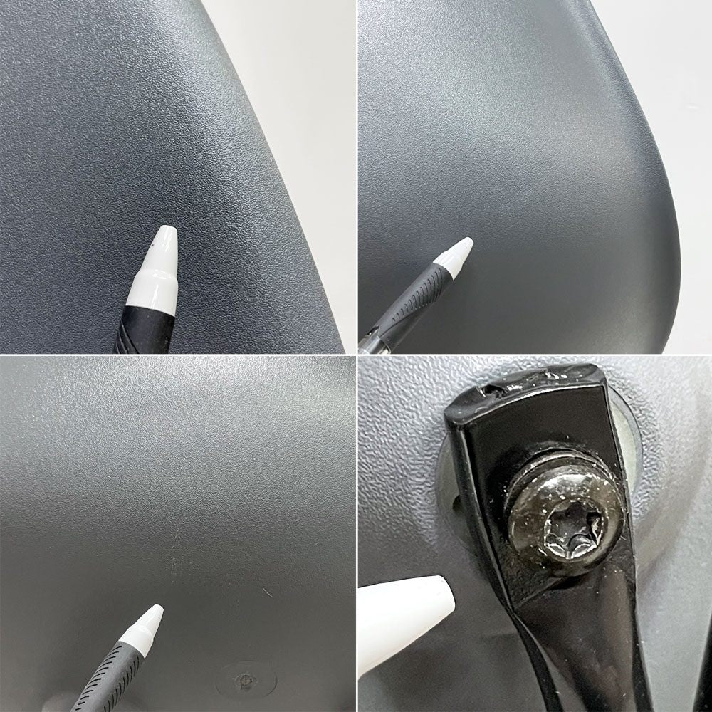 ハーマンミラー Herman Miller イームズプラスチックシェルスツール バーハイトスツール H115.5cm ポリプロピレン製 チャコール 廃番カラー ミッドセンチュリー B ●