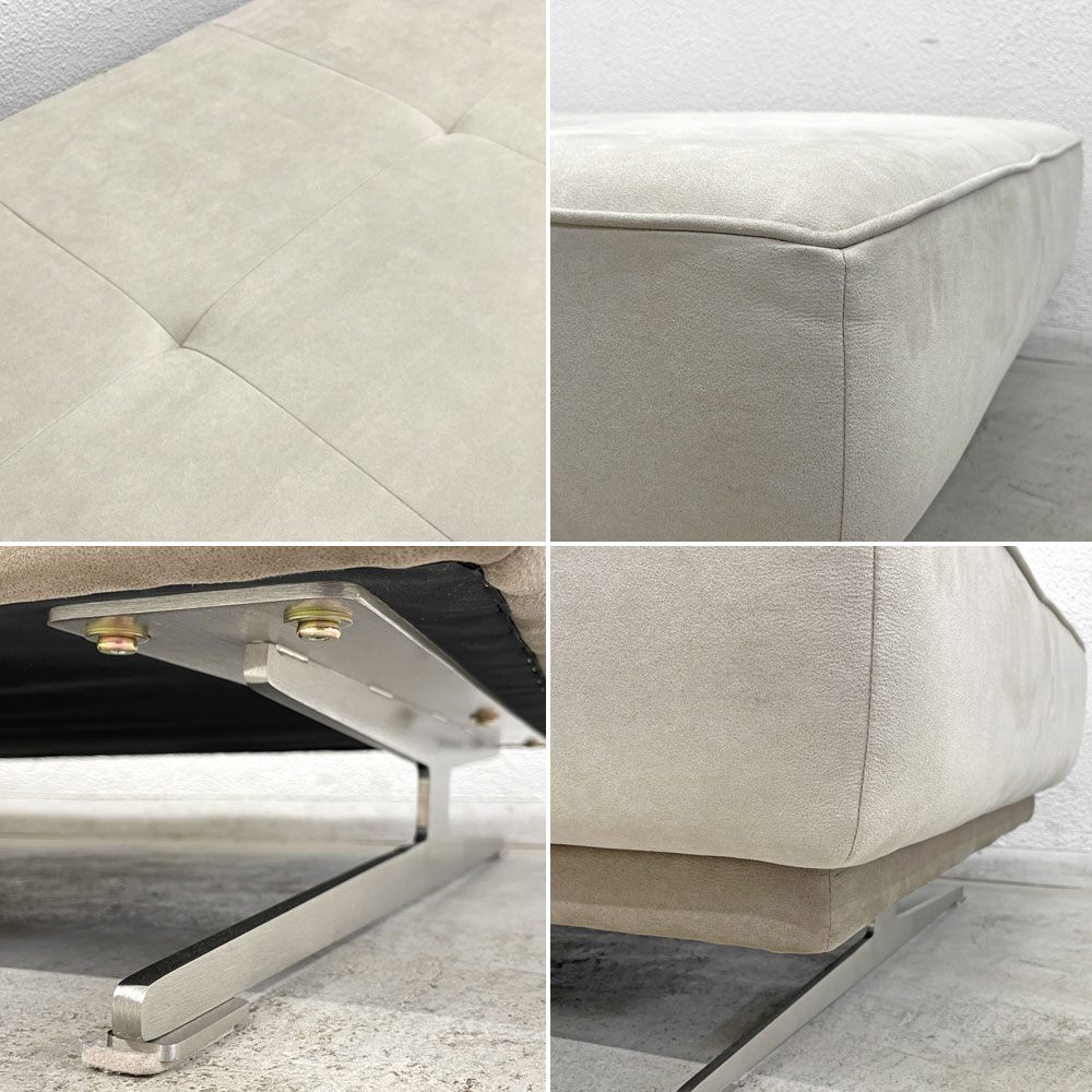 リラックスフォーム RELAX FORM アルフレード ALFREDO ２人掛け ソファ レザーテックス W183cm デイベッド 関家具 展示美品 A〓