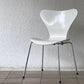 フリッツハンセン Fritz Hansen 3107 セブンチェア ラッカー ホワイト スタッキング フェルトグライズ アルネ・ヤコブセン デンマーク 北欧家具 B ◇
