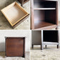 エーフラット a.flat サイドテーブル Side table v01 ナイトキャビネット サイドキャビネット アッシュ材 ブラウン H48cm 定価￥28,050- ■
