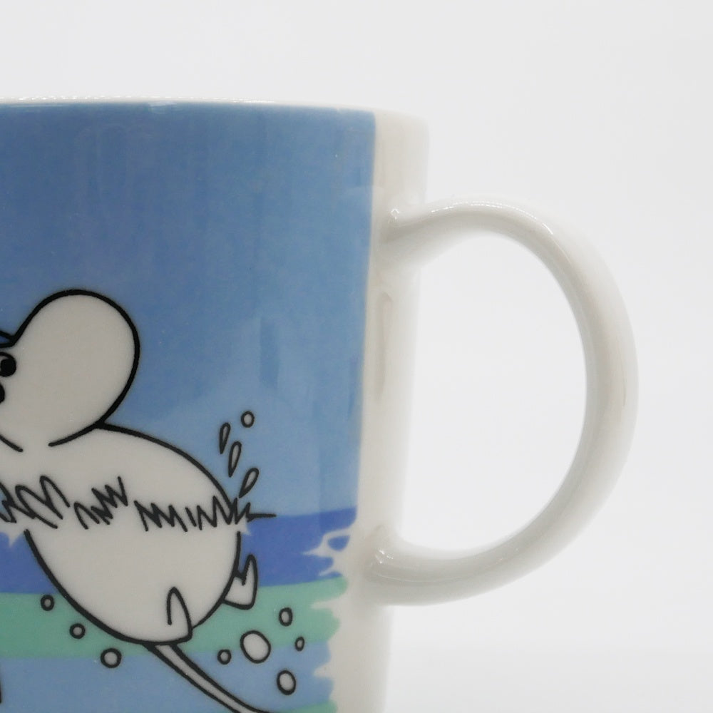 アラビア ARABIA ムーミンマグ MOOMIN ドルフィンダイブ 2007年 夏限定 フィンランド 北欧食器 箱付き ●