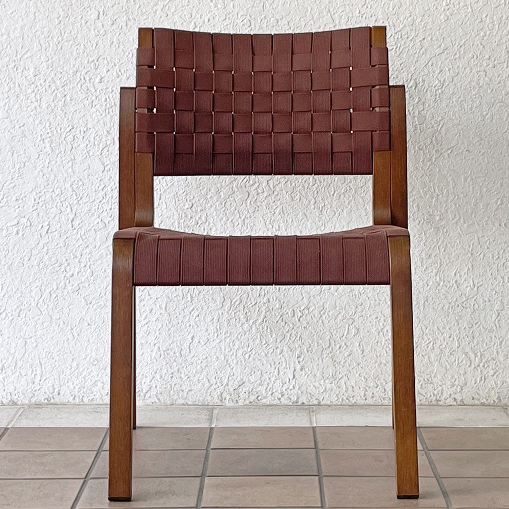 アルフレックス arflex エヌティースリム NT SLIM ダイニングチェア スタッキングチェア アームレス 布テープ プライウッド 川上元美 ◇